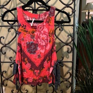 Floral free people top
